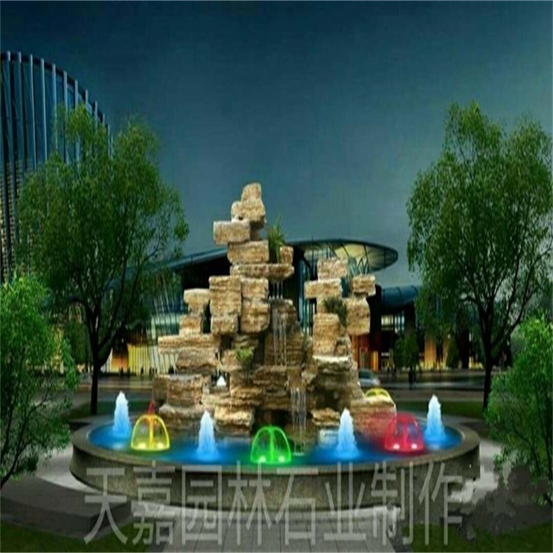 鄞州水幕墙喷泉设计